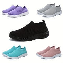 Women's Mesh Slip On Walking Shoes Lightweight Casual Sneakers