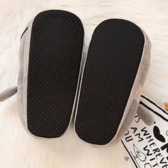 Cartoon Elephant Novelty Slippers Warm Winter Indoor Plush Shoes