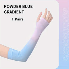 Gradient Ice Sleeve Sunscreen Arm Sleeves UV Protection Cycling Men Women