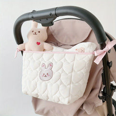 Pure Cotton Love Quilting Baby Stroller Hanging Bag