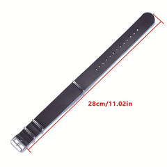 Ultra Thin PU Leather Bracelet Watchband with Stainless Steel Buckle