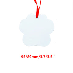 5pcs Christmas Metal Pendant for Sublimation Heat Transfer