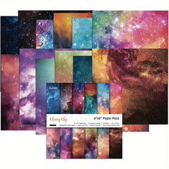 12pcs DIY Photo Album 6 Inch Clipping Paper Diary Material Paper