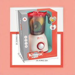 Kids Pretend Play Juicer Toy Kitchen Fruit Blender Essential Home Toys