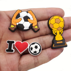 18 Funny Football Shoe Charms for Clogs and Garden Shoes