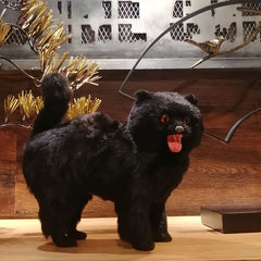 Realistic Demon Cat Halloween Decoration