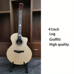 Folk Guitar 41 inch Hand Protector Shining Beginner Guitar