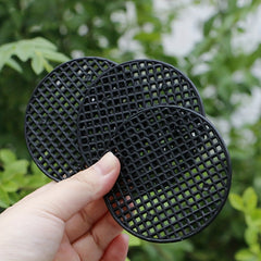 50pcs Flower Pot Hole Mesh Pad Drainage Screens Anti Soil Loss Grid Mat Mesh