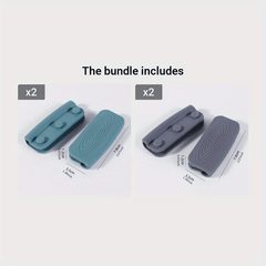 2pcs Silicone Pot Handle Covers for Safe Cooking