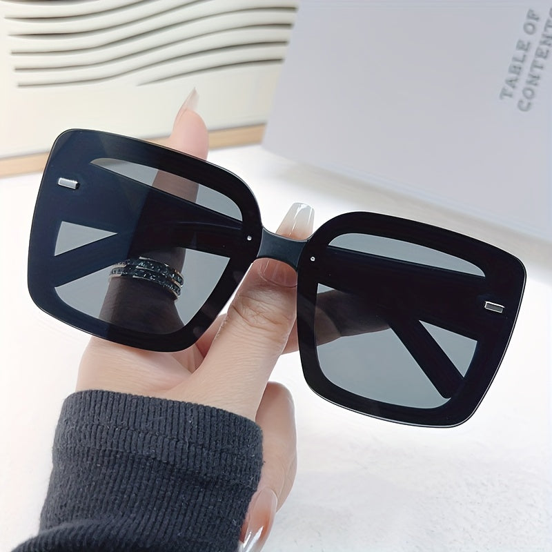 Large Square Sunglasses Gradient Sun Shades Glasses UV400