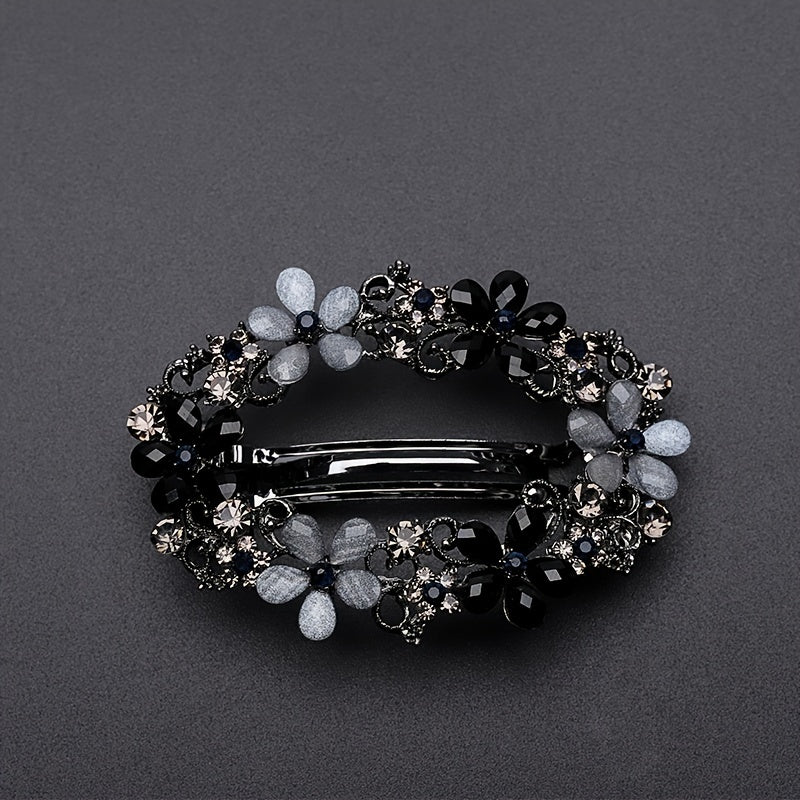 Vintage Hollowed Flower Rhinestone Hairpin Hairclip Hair Accessories