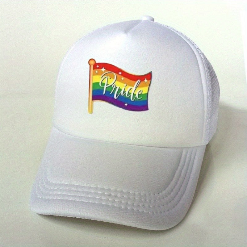Rainbow Element Net Cap Baseball Cap for Men