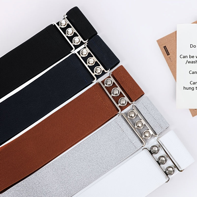 Fabric Elastic Belt High Stretchy Wide Waist Belt Women Belts For Dress