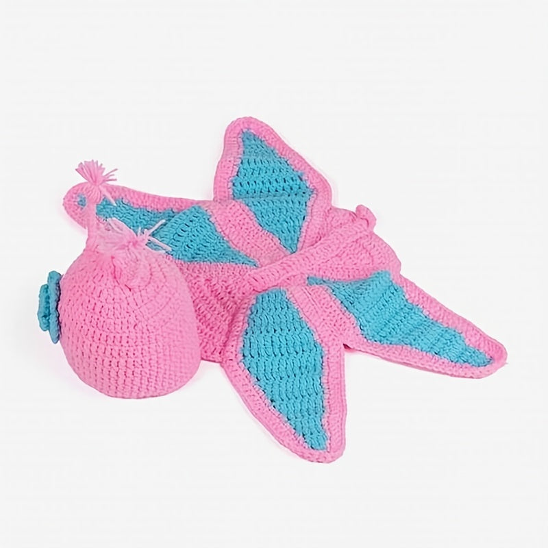 Butterfly Hand Knitted Costume Crochet Infant Baby Newborn Photography Props