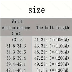 Men's Leather Belt Decorative Accessories for Pants Jeans