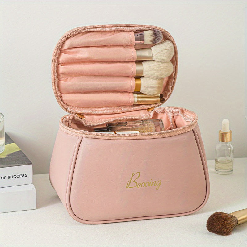 Portable Cosmetic Storage Bag Makeup Brush Organizer HandBag