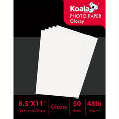 Koala Glossy Inkjet Photo Paper 8.5X11 48lb 50 Sheets