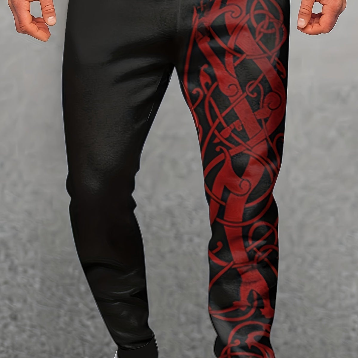 Men's Totem Graphic Sweatpants Casual Joggers Outdoor