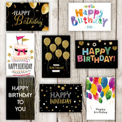 24PCS Birthday Card With 24 Envelopes