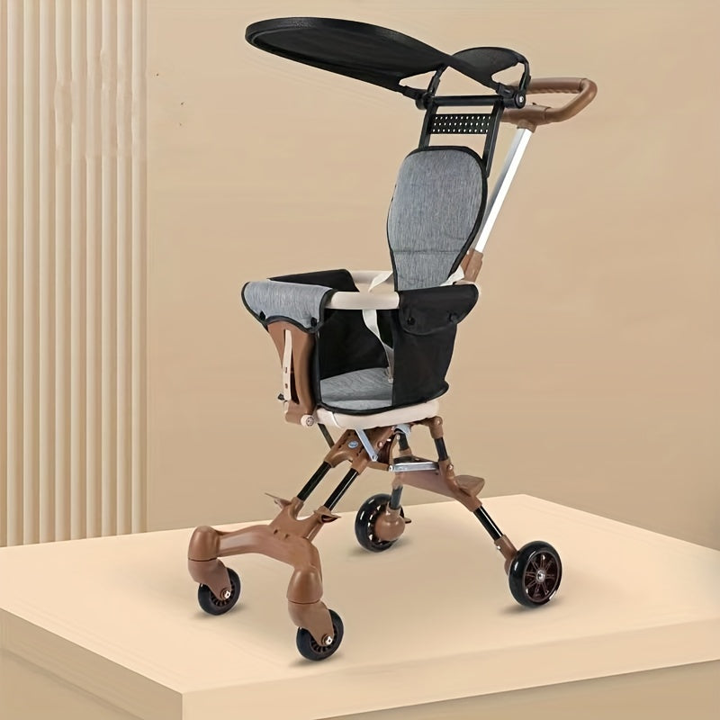 Compact Foldable Baby Stroller for On-the-Go Parents