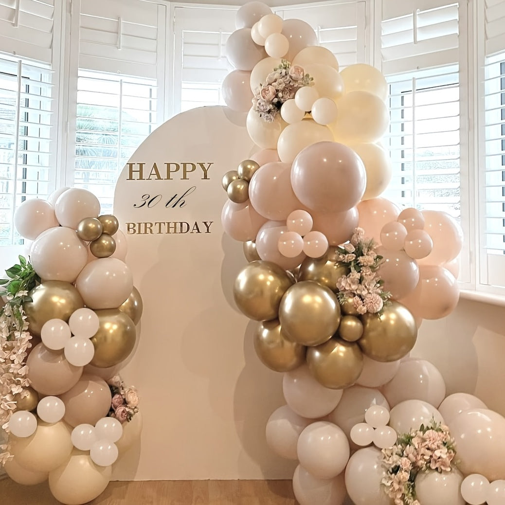50pcs Neutral Latex Balloons for Birthday Wedding Baby Showers