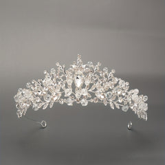 Rhinestone Crystal Headband Tiara Queen Princess Crown Wedding Hair Accessories