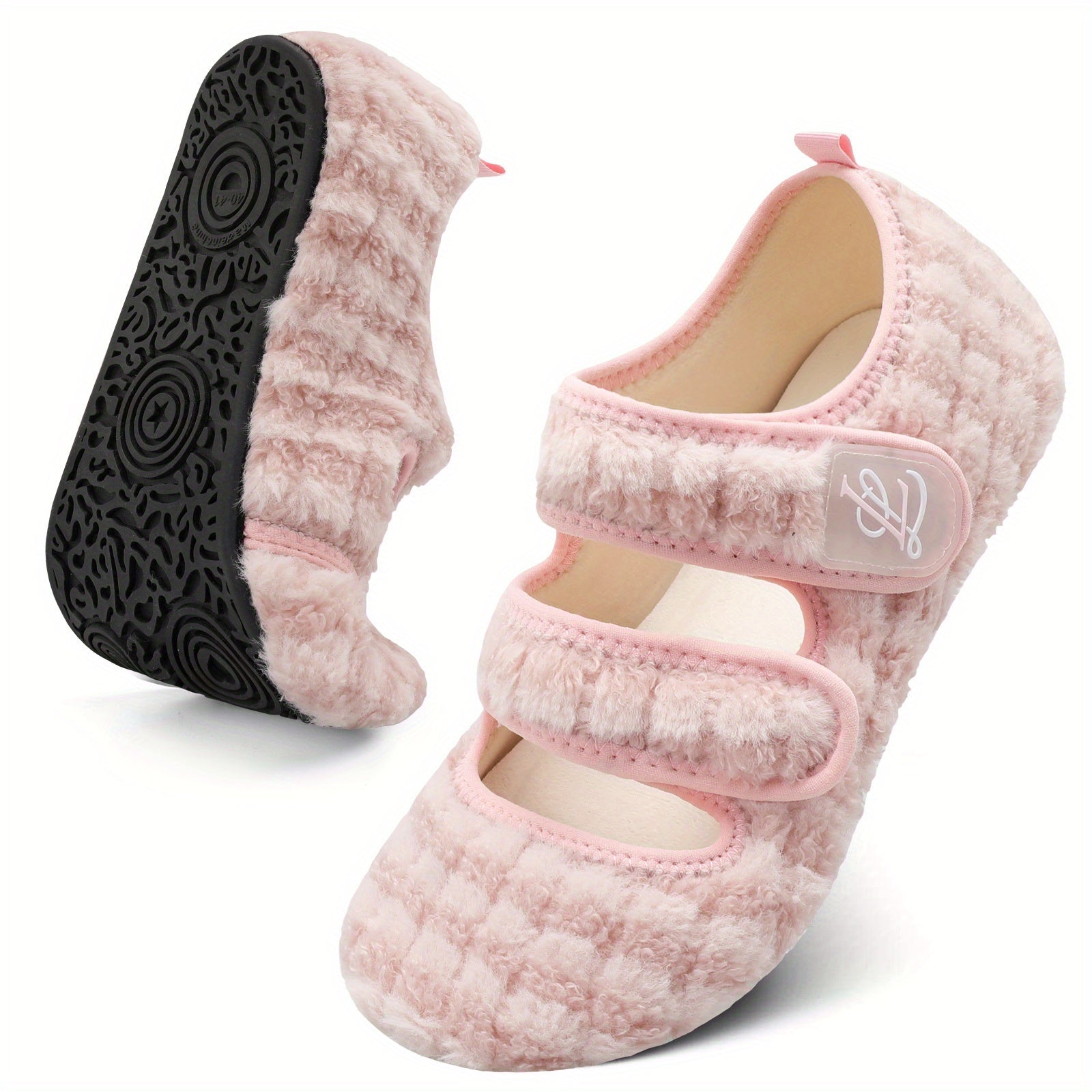 Women's Plush Flat Shoes Comfort Indoor & Outdoor Slippers