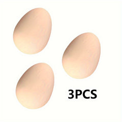 Realistic Bouncing Eggs Prank Toys for DIY Painting - Pack of 6