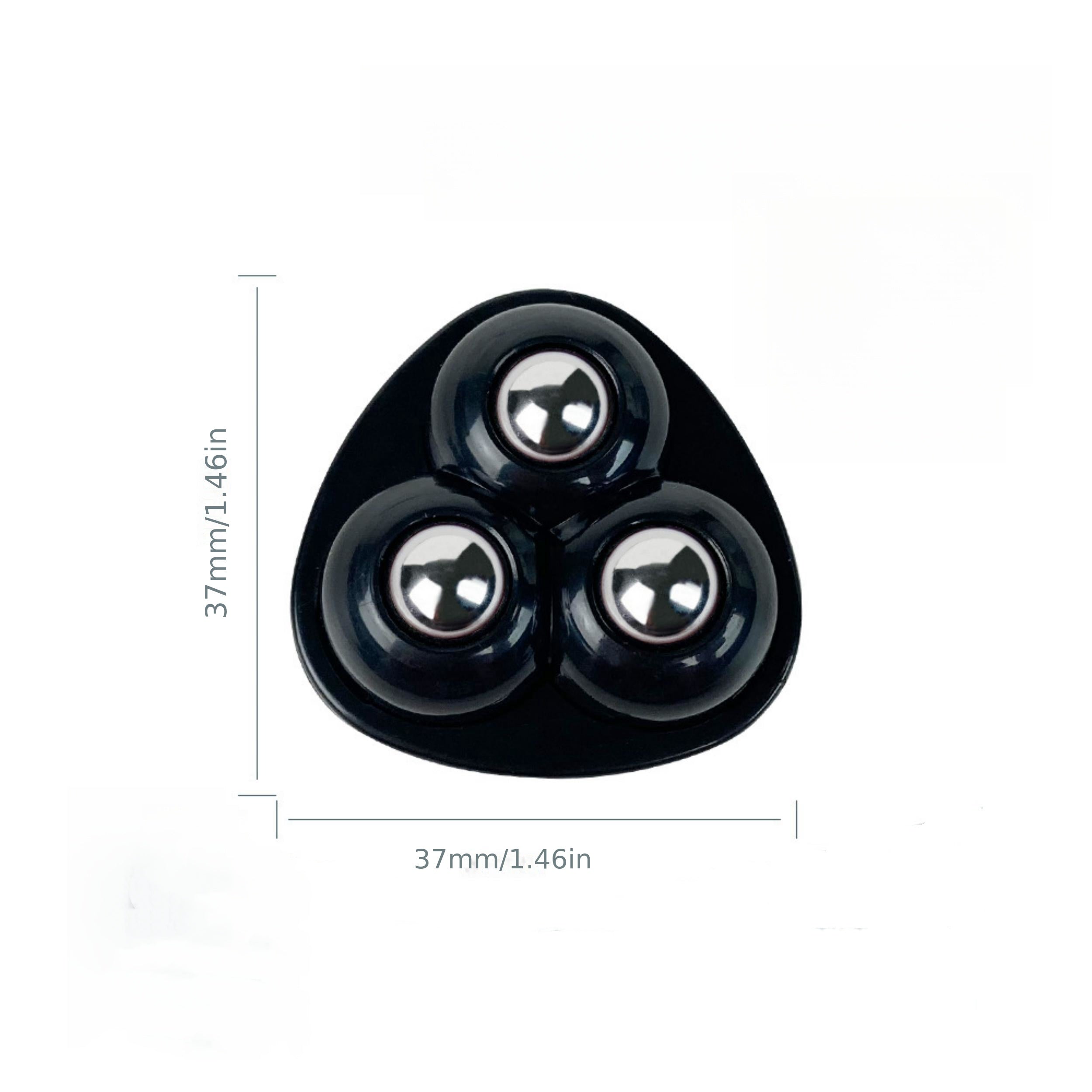4pcs Adhesive Caster Mini Wheels 360 Swivel Stainless Steel Paste Pulley