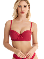 Soft & Comfortable Padded Butterfly Bra Women's Lingerie