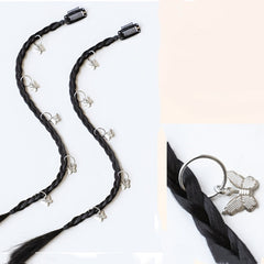 Y2K Hair Clip Braided Ponytail Wig Boxing Dreadlock Wigs Accessories