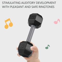 2pcs Baby Dumbbell Toy Sensory Handles in 6 Colors