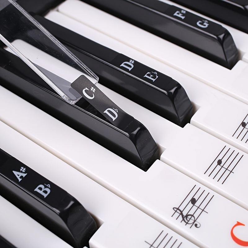 Piano Keyboard Sticker Set Easy to Apply and Remove