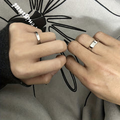Men's Titanium Steel Ring Smooth Surface