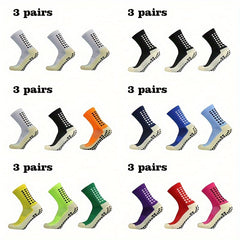 Non Slip Football Socks Crew Grip Socks For Men And Women