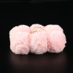 Fluffy Plush Hair Claw Clip Winter Hair Barrettes for Girls Woman
