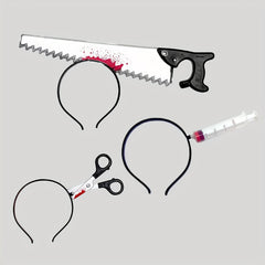 Halloween Hair Hoop Plastic Pierced Kitchen Head Buckle Cosplay Prop