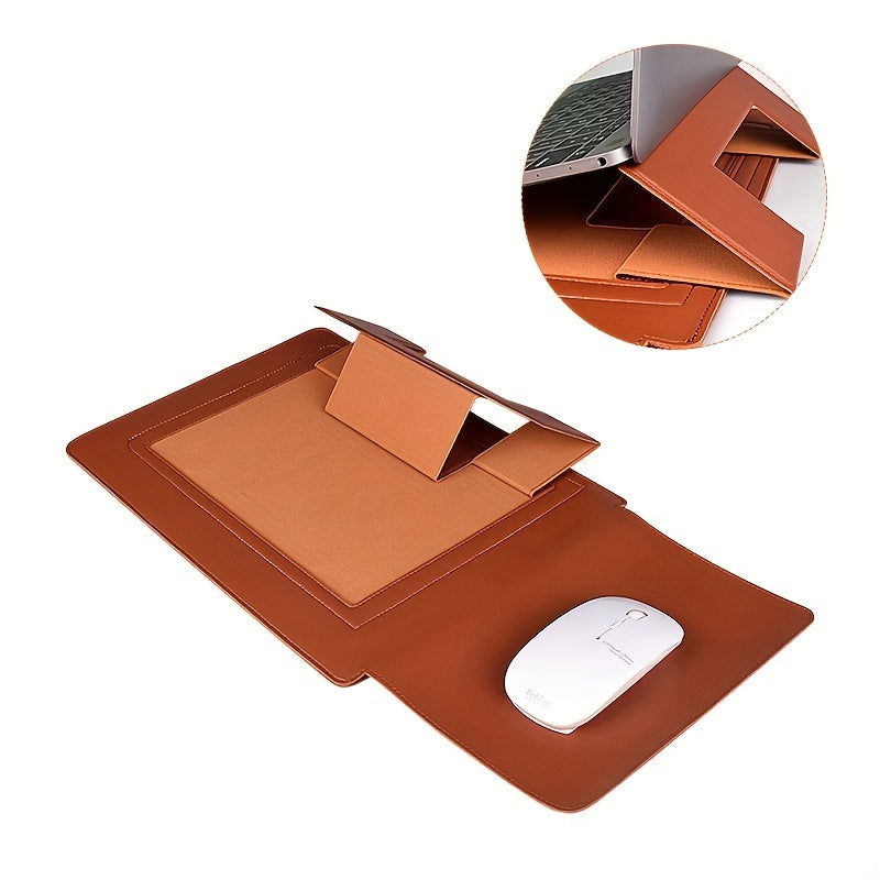 Multifunctional Computer Bag Inner Bag With Bracket Faux Leather Case