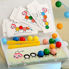 Clip Beads Sorting Montessori Toy Educational Learning Toy