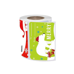 300pcs Christmas Holiday Decoration Stickers Gift Series Adhesive Label