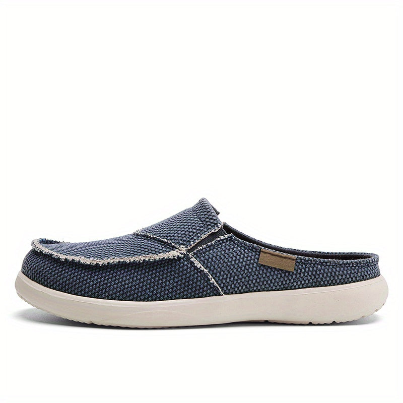 Men's Linen Slip-On Mules for Summer