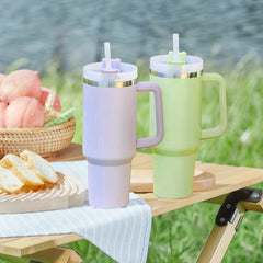 GEMFUL 40 Oz Tumbler Insulated Leak Proof Portable Water Bottle Stainless Steel