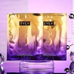 Hyaluronic Acid Collagen Mask 15pcs Moisturizing Even Skin Tone Smooth Wrinkles