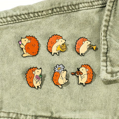 Animal Concert Hedgehog Brooch Metal Sense Costume Bag Accessories