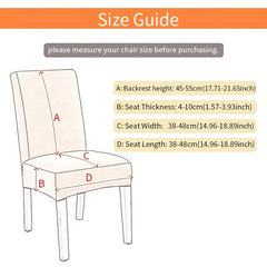 Jacquard Chair Cover Seat Protector for Restaurant Kids - Removable Washable