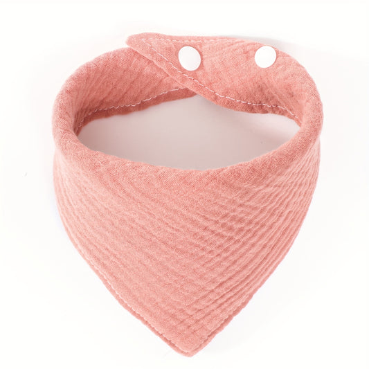 Baby Bib Four-layer Wrinkled Cloth Triangle Scarf