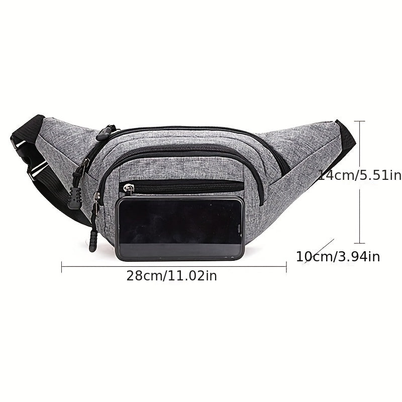 Men's Wear Resistant Fanny Pack for Outdoor Sports