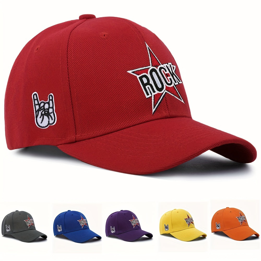 Multicolor Embroidery Outdoor Baseball Cap Sun Hat