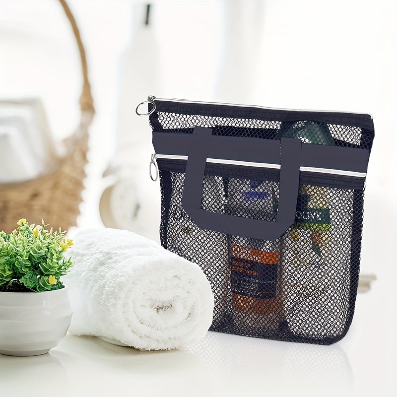 Portable Shower Tote Mesh Travel Toiletry Bag