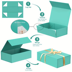 Large Magnetic Gift Box with Lid, Cards and Envelopes